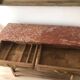 Vintage solid wood sideboard / serving trolley, Art Deco style