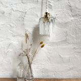 Vintage glass hand lamp
