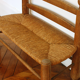Banc ancien en bois brut enfant