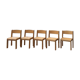 Set of 5 children's chairs from the 1960s.