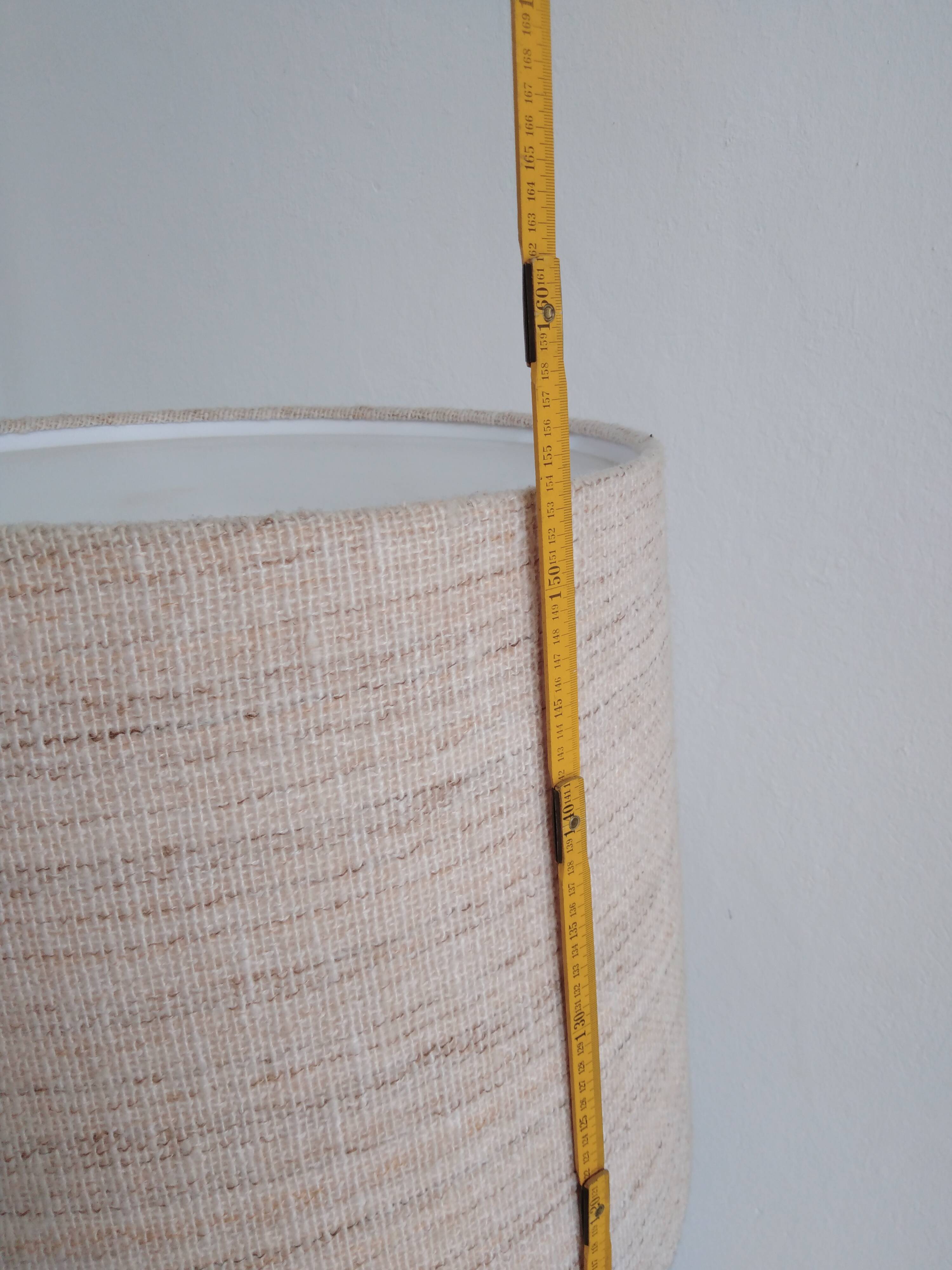 Lampadaire danois réglable de Domus en teck et laine