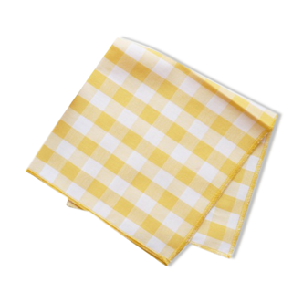 BHV - nappe vichy jaune