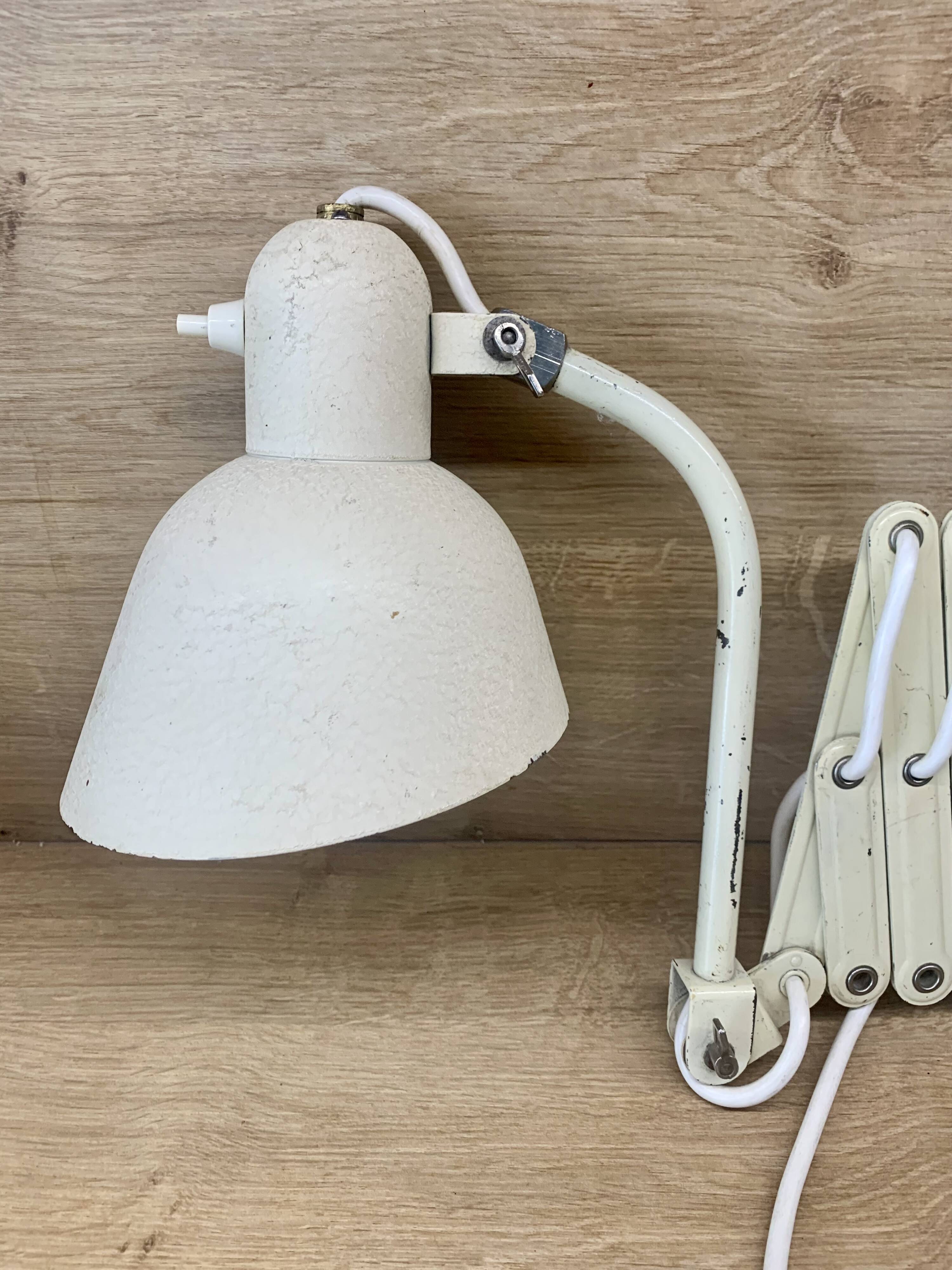 Scissor wall lamp, 1960s