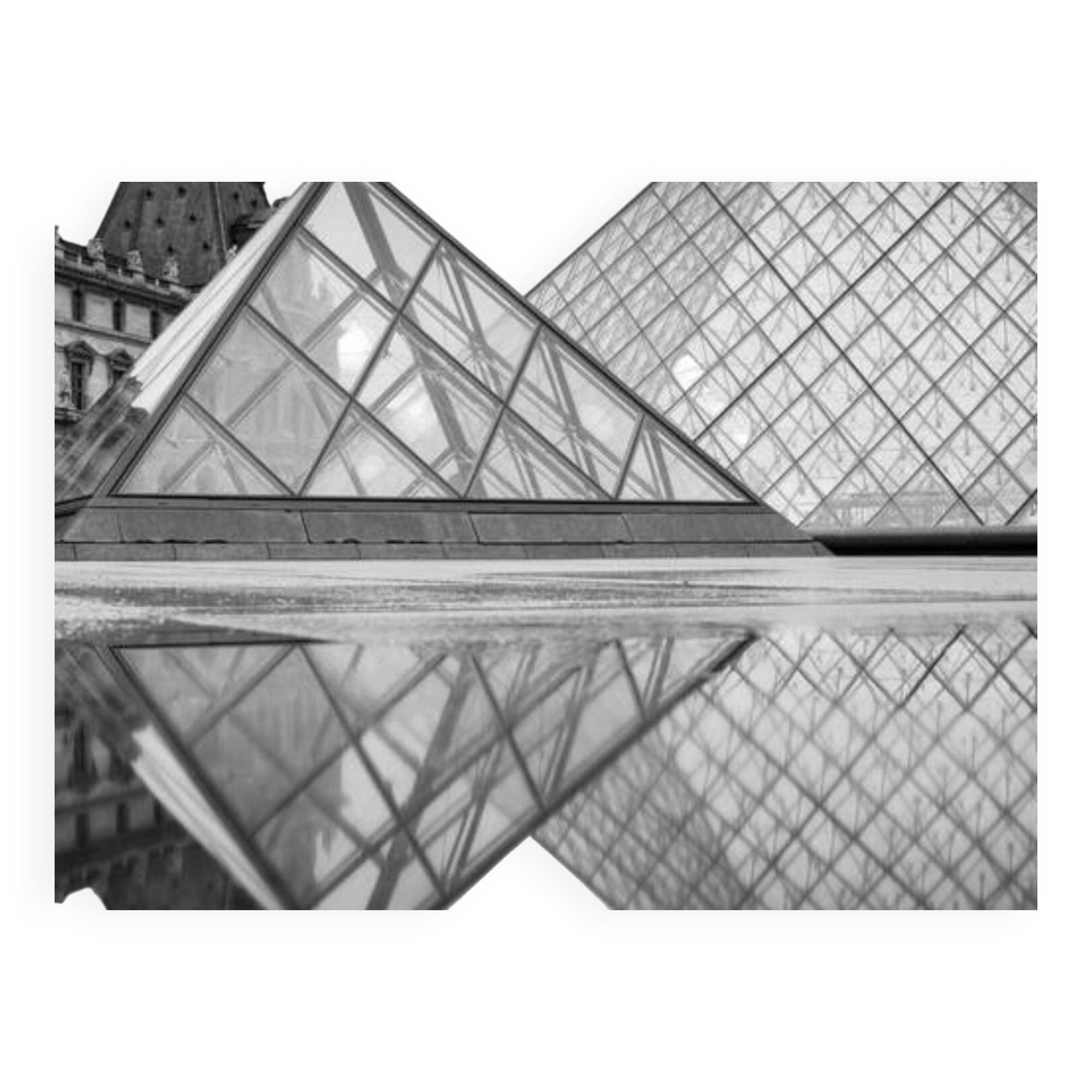 Photograph of the Louvre