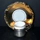 Precious cup in German porcelain and solid silver 835S BP Württemberg