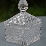 Set of glass candy jars/boxes
