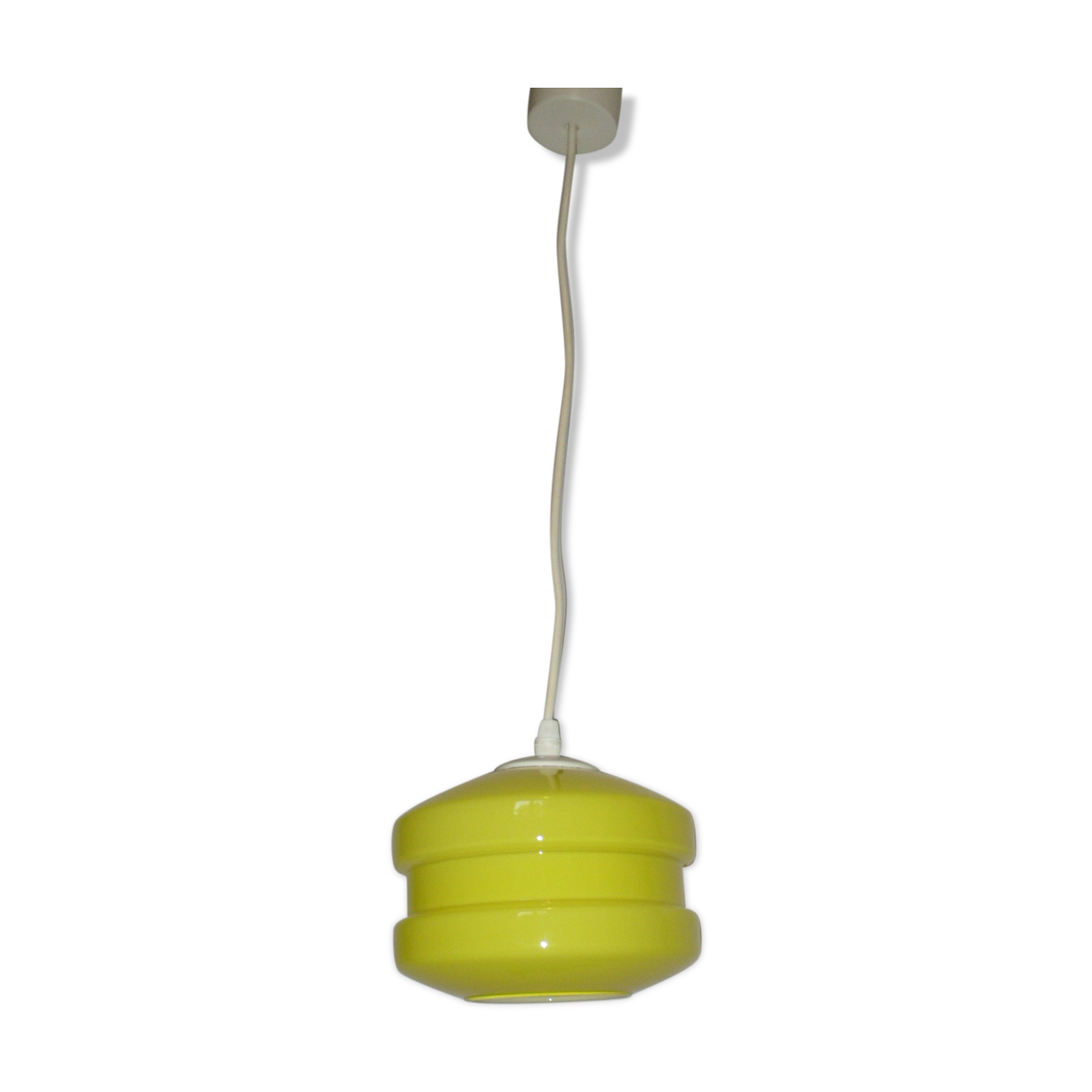 Opaline hanging lamp from the 60/70