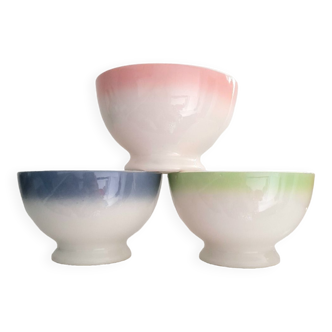 Set of 3 Boch bowls from the 70s