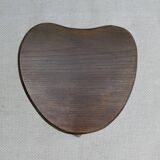 Tripod stool in solid wood, around 1960.