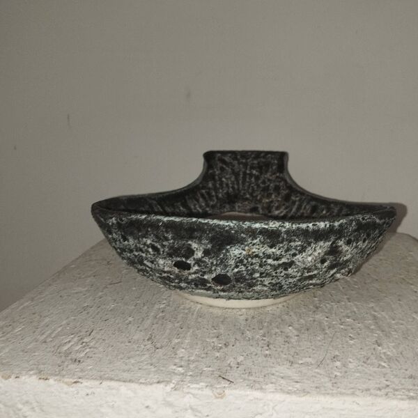 Coupe coquillage poisson céramique années 50 Vallauris