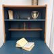 Vintage secretary desk with compass legs