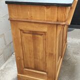Waxed pine counter bar crate furniture trade