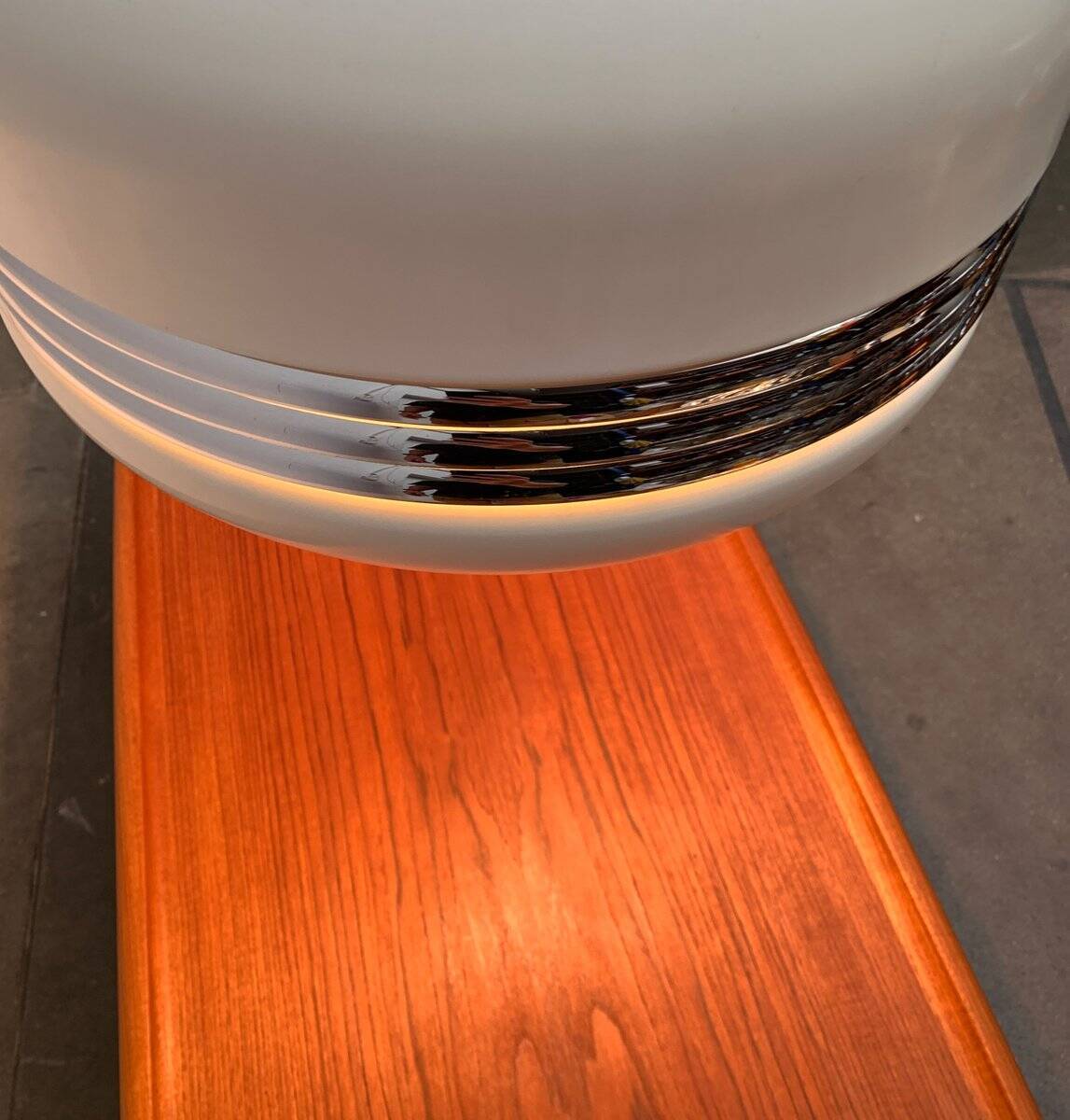 Vintage German pendant lamp model 5526 in Space Age style by Alfred Kalthoff for Staff Leuchten, 1970s, set of 2.