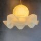 Large Art Deco pendant light from the 1950s, vintage.