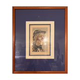 Lithograph of Marc Dautry