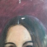 Vintage oil portrait