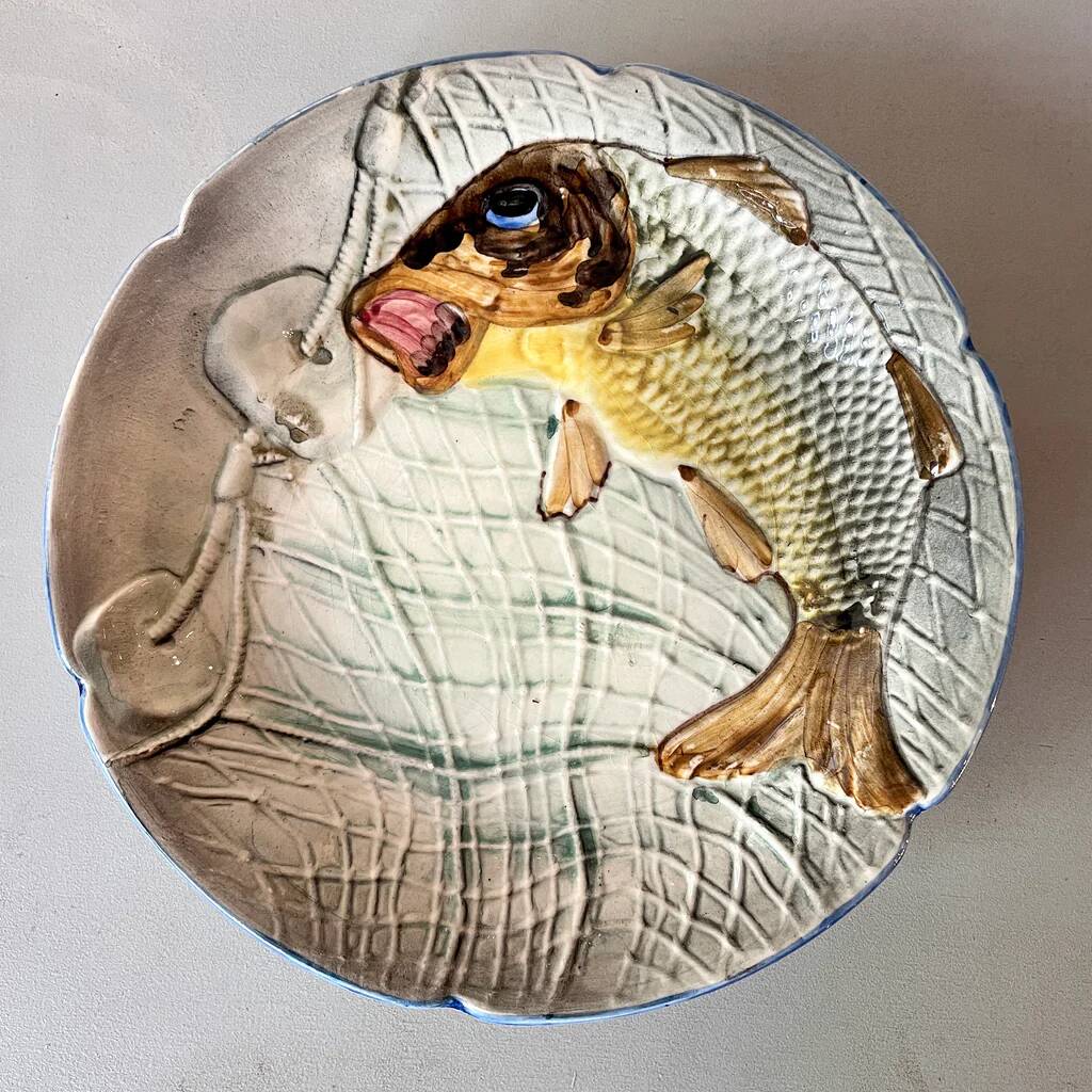 Set of 6 ceramic dinner plates, Spain, 1960s, CH Hispania