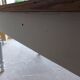 Old farm table turned feet