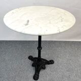 Parisian coffee bistro table marble tray