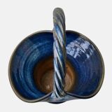 Basket pot cover, Vintage ceramic