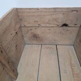 Wooden box trapezoidal