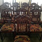 Set of 12 chairs - complete dining room available.