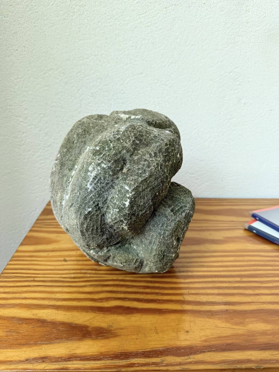 Stone sculpture of a man