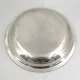 Christofle Perles round hollow plate, bowl, silver-plated salad bowl, excellent condition.