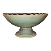 Coupe à fruits céramique verte