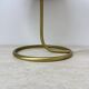 Vintage Mushroom table lamp with gold metal base , 1970s