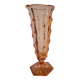 High Art Deco vase pink glass