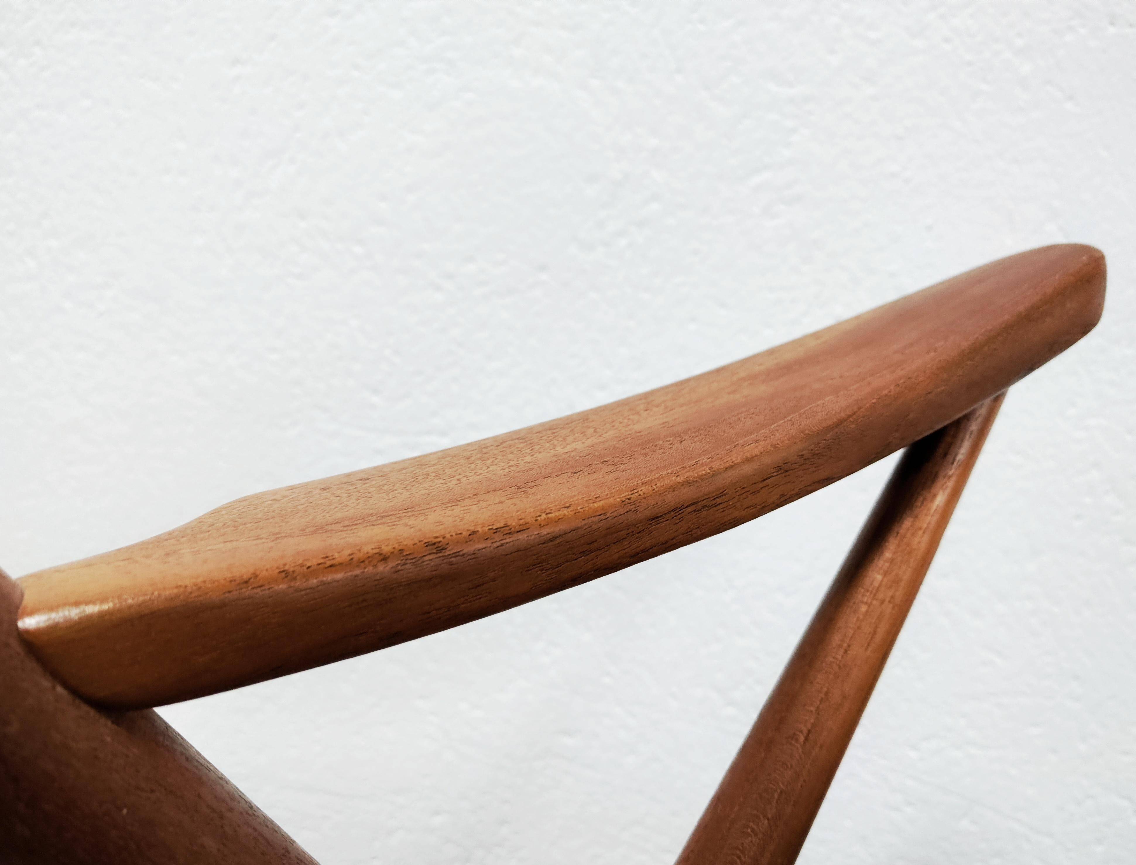Teak rocking chair MCM Model 182 by Frank Reenskaug for Bramin