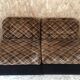 Paire de chauffeuses vintage pop 1970-1980