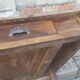 Farm table coffee table with drawers