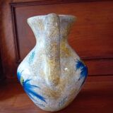 Blue Thistle Pitcher