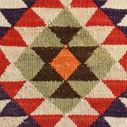 3x10 Kilim Purple Cream Vintage Runner Rug 91x314Cm