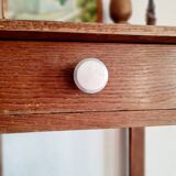 Wooden farmhouse table and drawer