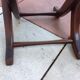 Tabouret  en bois paillé / vintage années 50-60