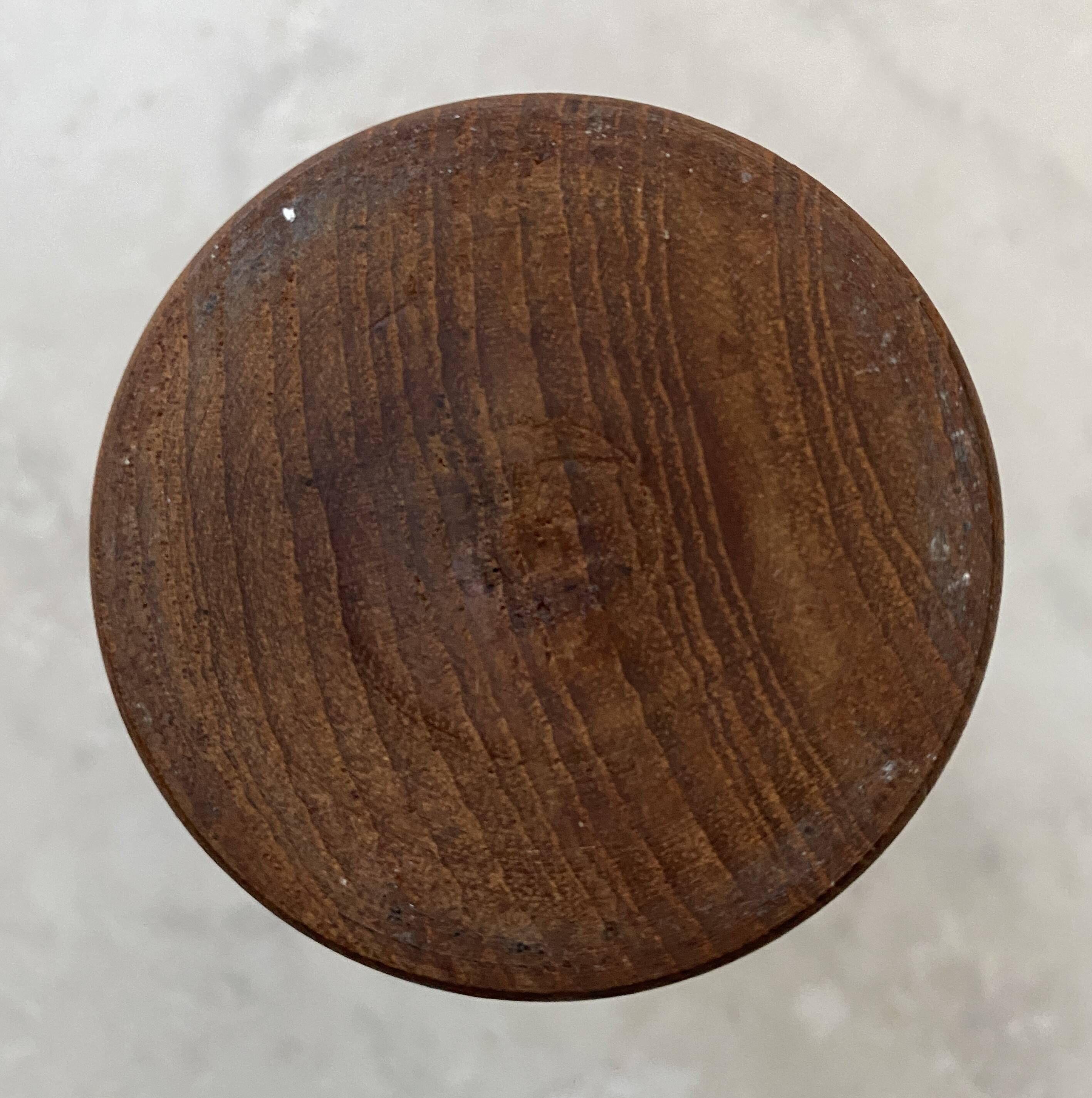 Teak candle stick 1960s