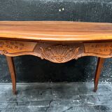 Side table, dining table Louis XV style.