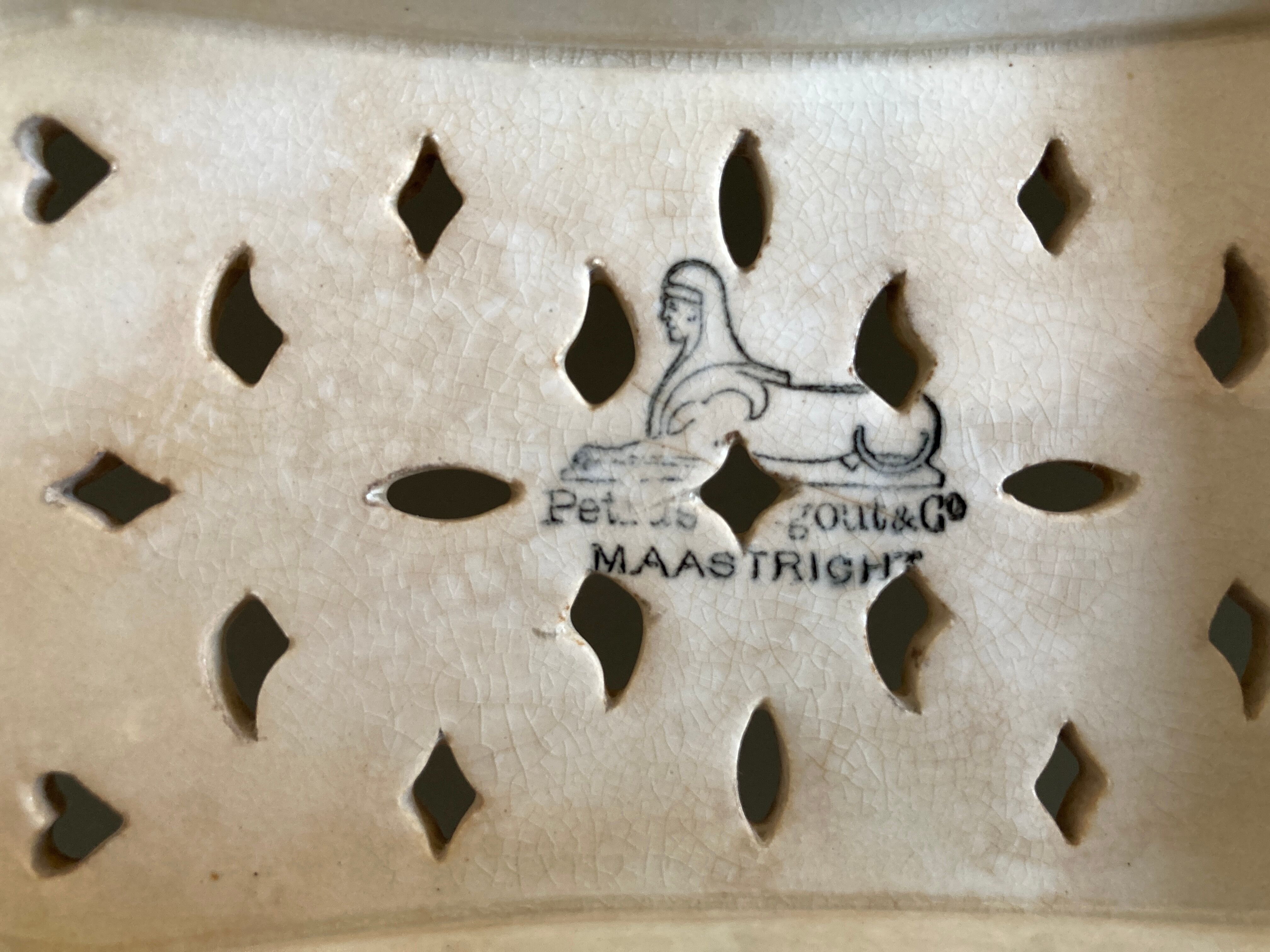 19th-19th-sized Dutch-made Petrus Regout - co