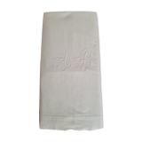 Old sheet monogram A B