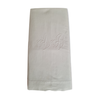 Old sheet monogram A B