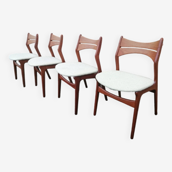 teak chairs Erik Buch