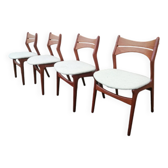 teak chairs Erik Buch