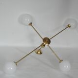 Minimalist chandelier, 1970s