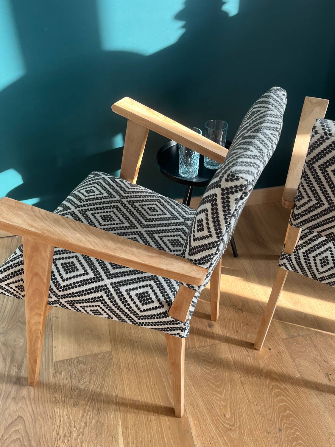 Pair of new Scandinavian armchairs