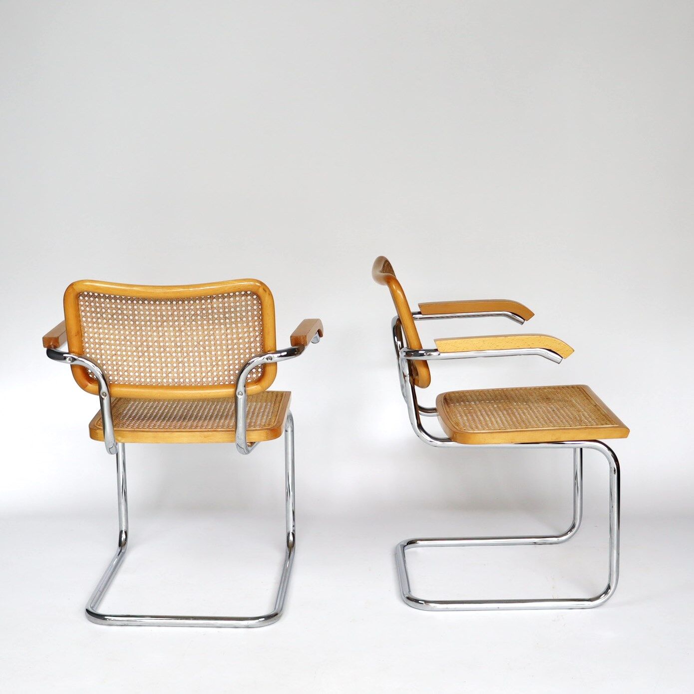 Pair of chairs Marcel Breuer B64 Cesca