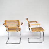 Pair of chairs Marcel Breuer B64 Cesca