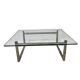 Table basse en verre éléphant Biri T29 de Peter Ghyczy, rare, 120x90 cm.
